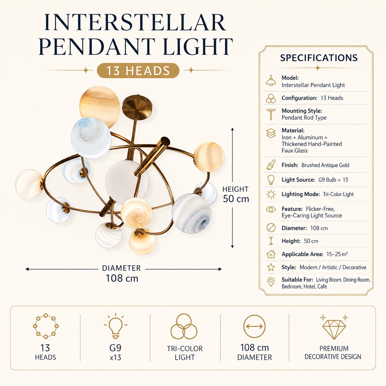 Interstellar Pendant Light